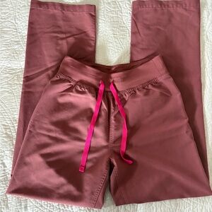 Figs pink scrub pants